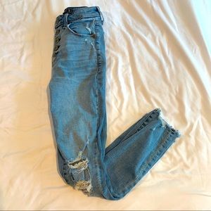 A&F High Rise Skinny Jeans